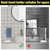 Stainless Steel L-Shaped Hand Towel Holder, SUS304 Bathroom Towel Rack
