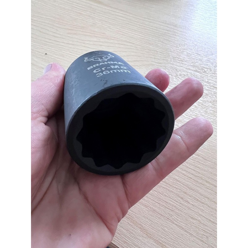 36mm Deep Impact Socket 1/2" Drive Bi Hex Long Reach