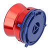 1 Pair NAB Hub Adapters Polished Aluminum Alloy Universal Loading