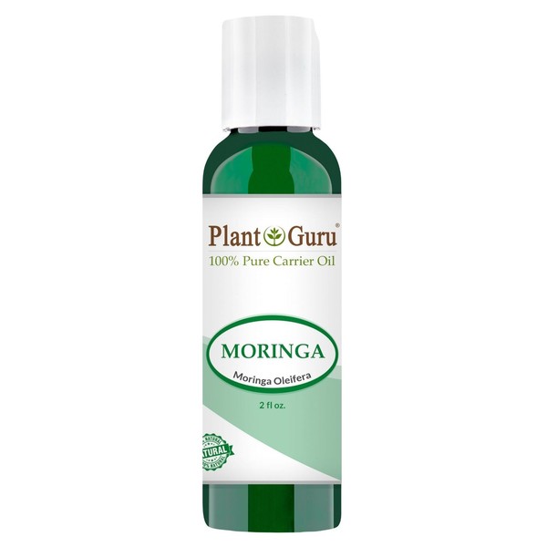 Moringa Oleifera Oil 2 oz. Cold Pressed Seed 100% Pure Natural Refined