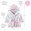 Baby Aspen Little Princess, Bata de spa con gorro, color