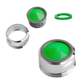 WUDQIJI Aerator M24 Tap Strainer 24 Pieces Mixing Nozzle Insert Aerator Insert Aerators Tap Strainer Insert Tap Aerator with Key External Thread 24 mm