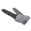 Uterus Warming Waist Belt Dark Gray Adjustable Thick Soft Plush