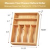 Umilife Kitchen Drawer Organizer, 12 Inch Silverware Utensil Tray Holder,