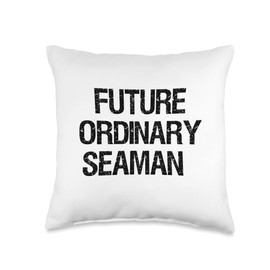 Future Ordinary Seaman Throw Pillow, 16x16, Multicolor