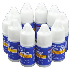 Beauties Factory 10pcs x 3g Nail Glue Acrylic UV Gel Nail Art Use 3 gram each Nail Art Design