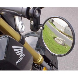 i5 Black Handle Bar End Mirrors compatible with Honda Grom & Monkey 125