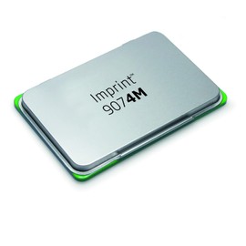 Trodat Imprint 9074M Metal Stamp Pad, 3-1/2" x 6-3/8", Green