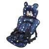 Toddler Car Seat Insert Bear Pattern Heighten Adjustable Fixing Straps