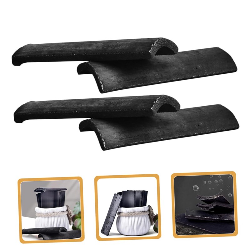 Mikinona Bamboo Charcoal Water Tablets Bamboo Slices Odor Absorber Multi-use