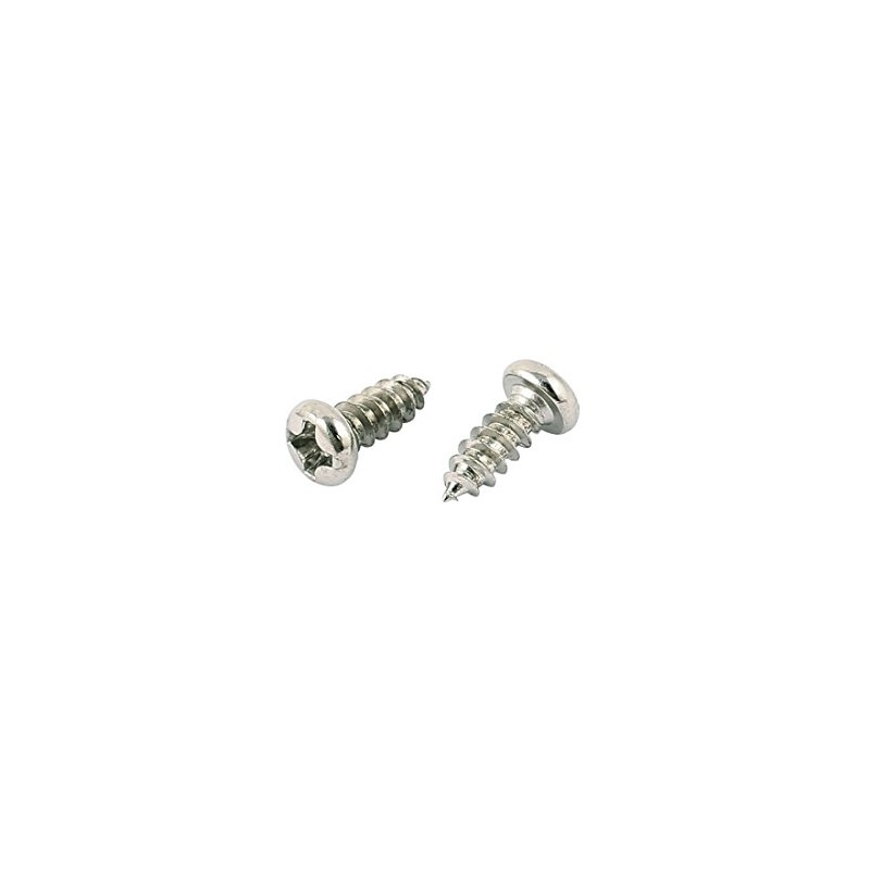 sourcing map 50pcs M3 x 8mm Stainless Steel Cross pan