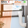 GCGOODS Portable Air Conditioner Window Seal Kit with Insulated Foam