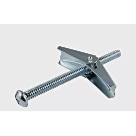 Unbranded (2-Pack) 3/16” x 3” Length Spring Wing Toggle Anchor Bolts (TOGGLE BOLTS)