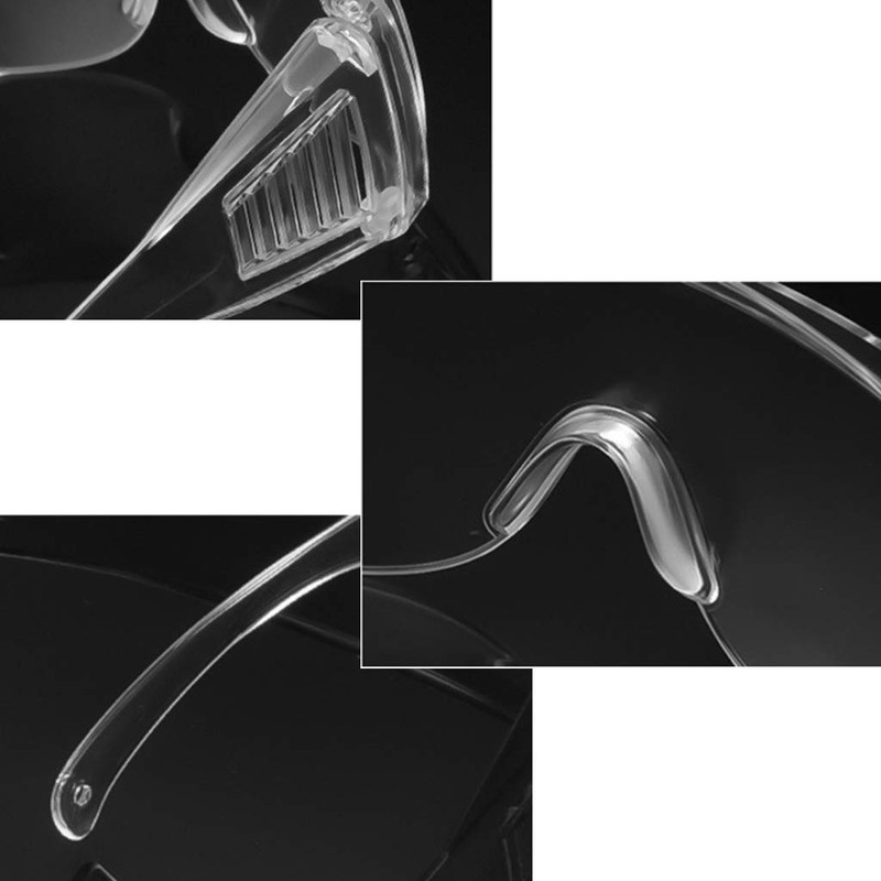 LEEINTO Safety Glasses Personal Protective Equipment Eyewear For Protection Clear