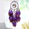 RAGKUU Purple Large Dream Catcher with Tree of Life