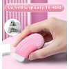 Pindda 4+1 Pack Rubber Erasers Sliding Retractable Eraser, Large White