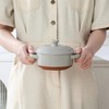 MALACASA Mini Cocotte Set - 12 OZ Ramekins with Lids