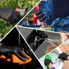 mummy Black Textured Nitrile Gloves 4 Mil,Disposable Latex-Free Gloves Powder-free