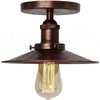 Vintage Retro Umbrella Ceiling Light Retro Industrial Metal Copperhead Ceiling