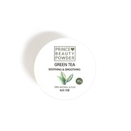 Prince Natural Beauty Powder for facial mask with 100% Cotton Facial Gauze Mask 10 sheets (Green Tea 녹차 2.9oz)