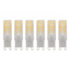 6PCS G9 LED Light Bulb Dimmable 5W 450LM 28 Beads