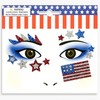 4th of July Face Gems, Fourth of July Celebration Face