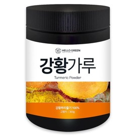(헬로우 그린)인도산 강황 분말 가루 300g(통) Hello Green Indian Turmeric Powder 300g (Can)