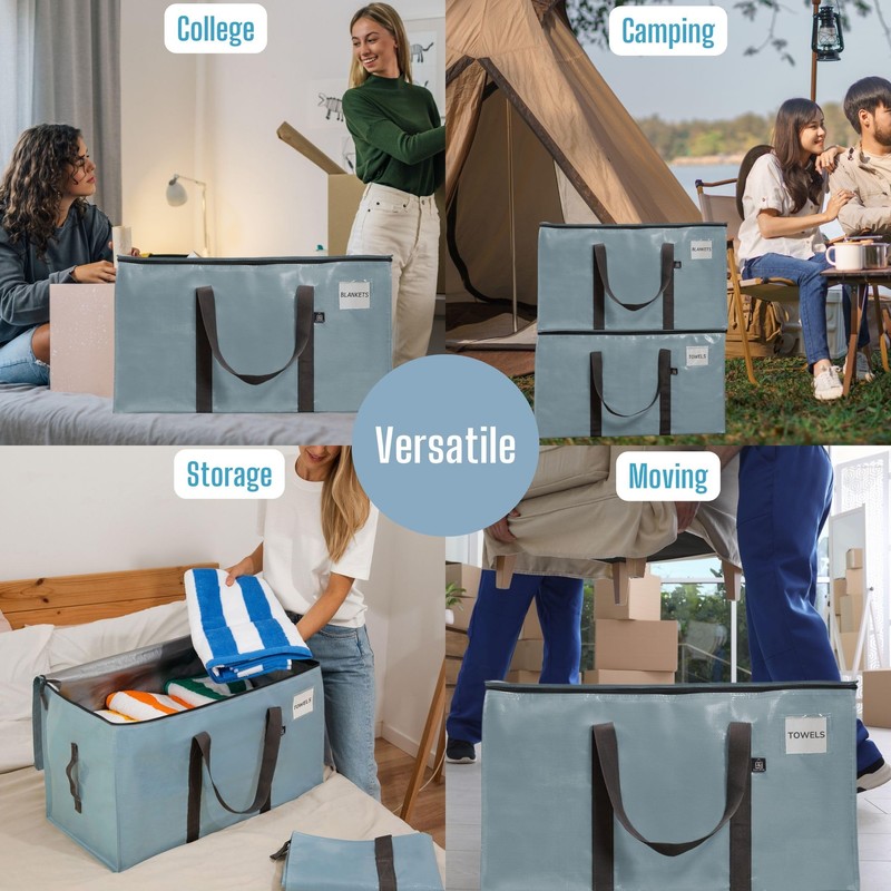 VENO 2 Pack Moving Bags, Upgraded Heavy Duty, Moving Boxes