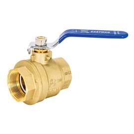 Eastman 1-1/2 Inch IPS Heavy Duty Full Port Ball Valve, Brass Plumbing Fitting, 20053LF