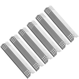 YIHAM Flame Tamers for Nexgrill 6 Burner 720/730-0896B 730-0896 720-0896C 720-0898 720/730-0882A 720-0969 5 Burner 720-1046 Replacement Parts, Heat Plate Shield Tent 14 9/16 inch, Set of 6, KS708