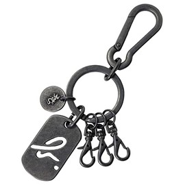 agnes b ZH12B-01 Men's Key Chain, Black and others