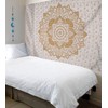 New Launched Twin White Gold Ombre Mandala Tapestry By Madhu