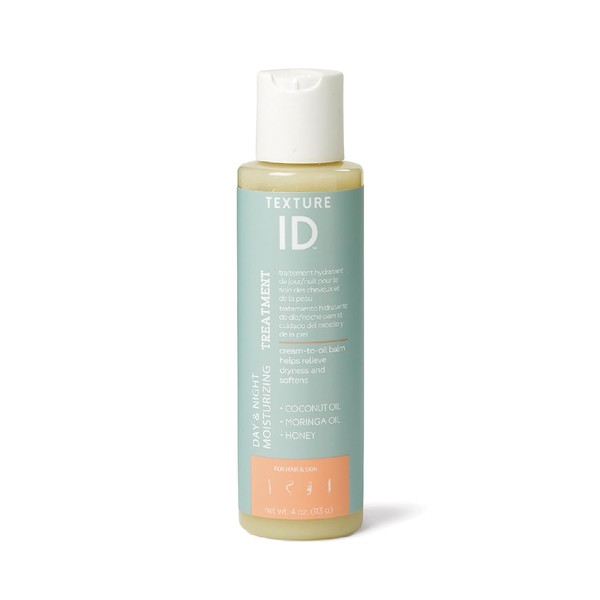 Texture ID Day & Night Moisturizing Treatment, Hydrating, Styling, Softens Hair, Damp or Dry Hair