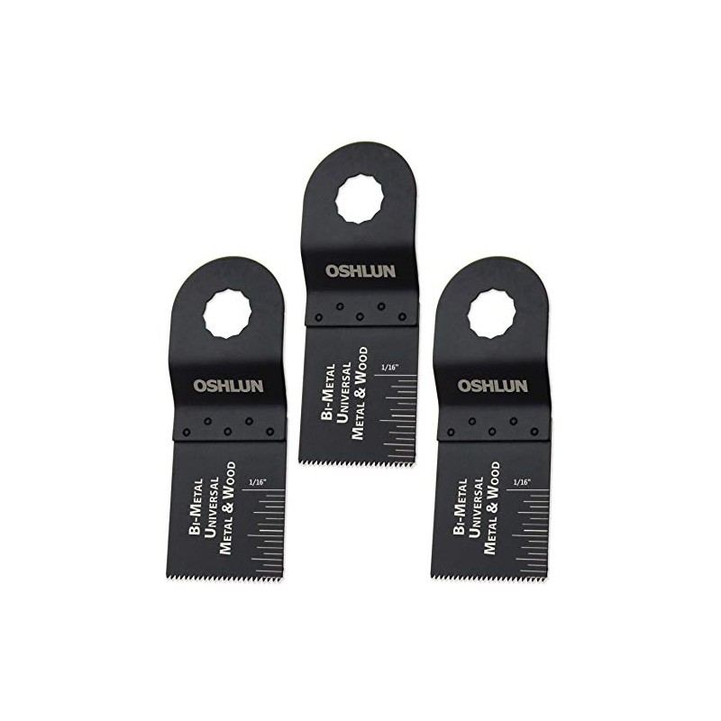 Oshlun MMR-0103 1-1/3-Inch Universal Bi-Metal Oscillating Tool Blade for Rockwell