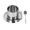 3PCS/Set Insulated Coffee Cup Set Stainless Steel Double Walled Mugs