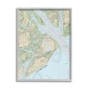 Stupell Hilton Head South Carolina Coastal Nautical Map 11 x