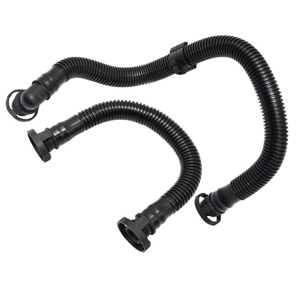 Hoypeyfiy 2PCS PCV Crankcase Breather Ventilation Pipe Valve Vent Hose