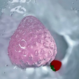 Taba Squishy,Stress Ball,Kawaii Squishies PVC Toys,Stress Relieving Fur Ball OPP Packaging Gifts|Squishy Fidget Toys for Anxiety&Relaxation|Perfect Desk Accessory for Adults (Crystal(1 Pack))