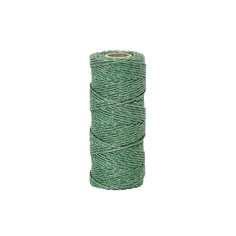 VOSS.PET 100 m Electric Fence Wire, Green, 3 x 0.20