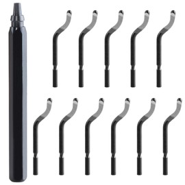 Professional Deburring Tool Set for Metal, PVC & 3D Prints - Handheld Edge Trimmer for Copper Pipes, Resin & DIY Projects