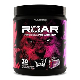 RULE ONE ROAR PRE WORKOUT PRE ENTRENO 30 SERVICIOS SABOR WILD GRAPE                                                                                   