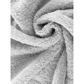 herzbach home Flannel Set of 3 30 x 30 cm - High Quality, Soft & Absorbent Mini Towels in Premium Quality - 100% Natural Cotton (Silver Grey)