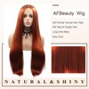 AFBeauty Ginger Wig Synthetic Lace Front Wigs Pre Plucked Hairline