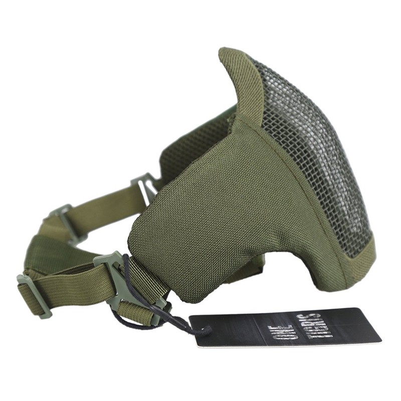 OneTigris Foldable Half Face Mask Mesh Mask for Airsoft Paintball