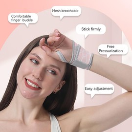 PolMines Wrist Supports 1Pair, Air Mesh Wrist Straps Right and Left Hand, Wrist Compression Strap and Support Wrist Brace Sport Unisex One Size Adjustable for Fitness.