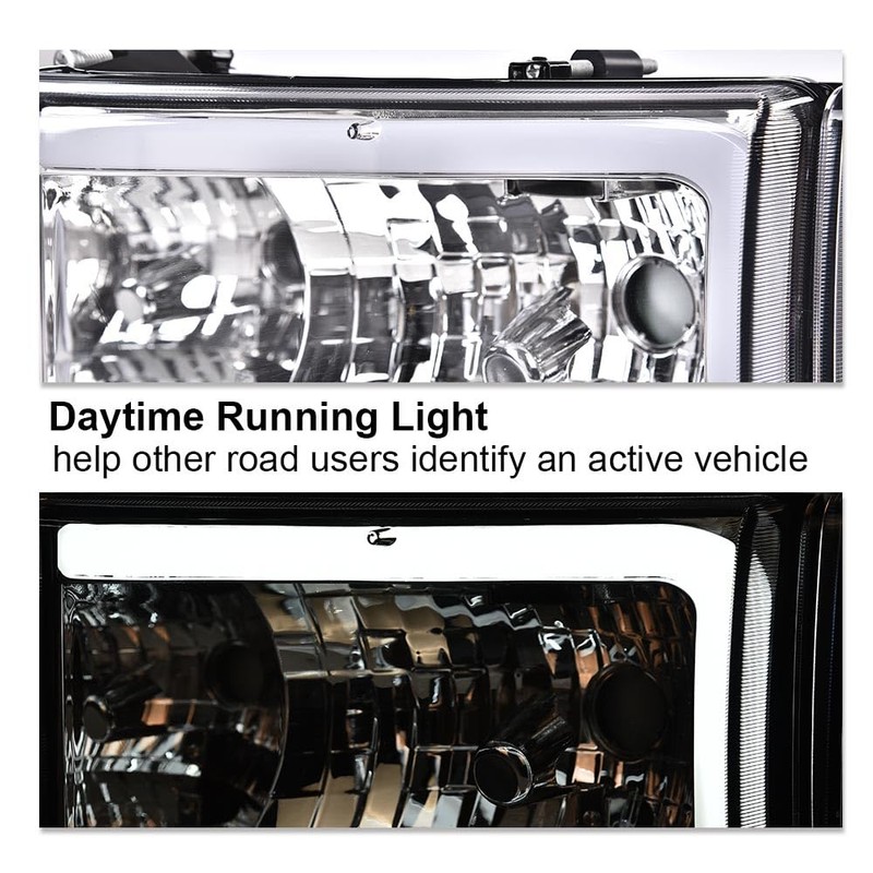 DOTCOM LED Headlights, Compatible with 1994-2001 Dodge Ram 1500/1994-2002 Ram