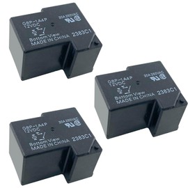 3-Pack G8P-1A4P Relay - 30A 12VDC 4-Pin SPST Automotive Relay - Compatible with i3 (2014-2020), X5 & 3 Series - Fixes Cooling Fan Failures & P0641/B1455 Errors
