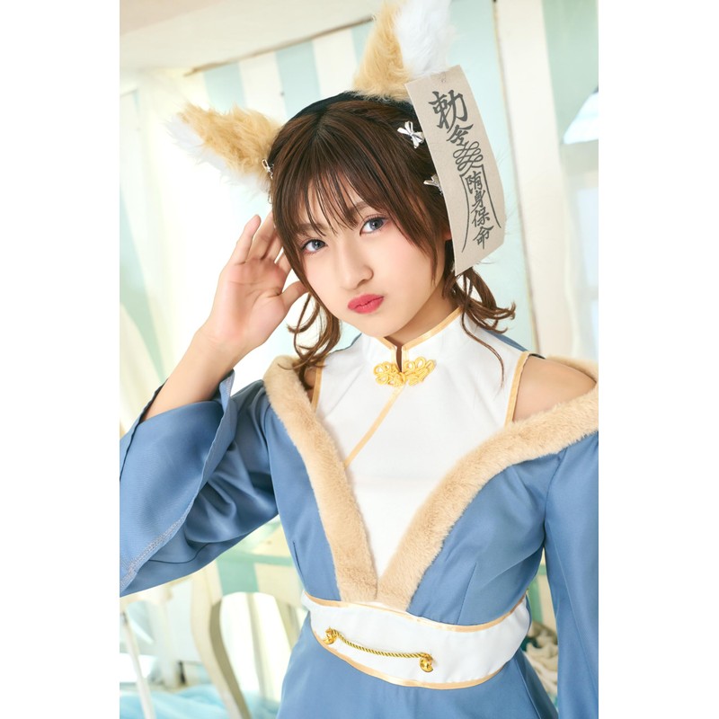 Clearstone COSCHU! Cosplay Costume, Halloween, Fox Girl Kyonshi, Kids, Junior,