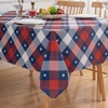 4th of July Tablecloth Rectangle Patriotic Memorial Day Red Blue