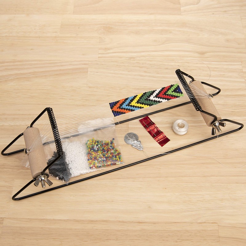 The Beadsmith Metal Bead Loom Kit, Includes Loom (12.5" x